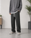 Wide Leg Drawstring Trousers